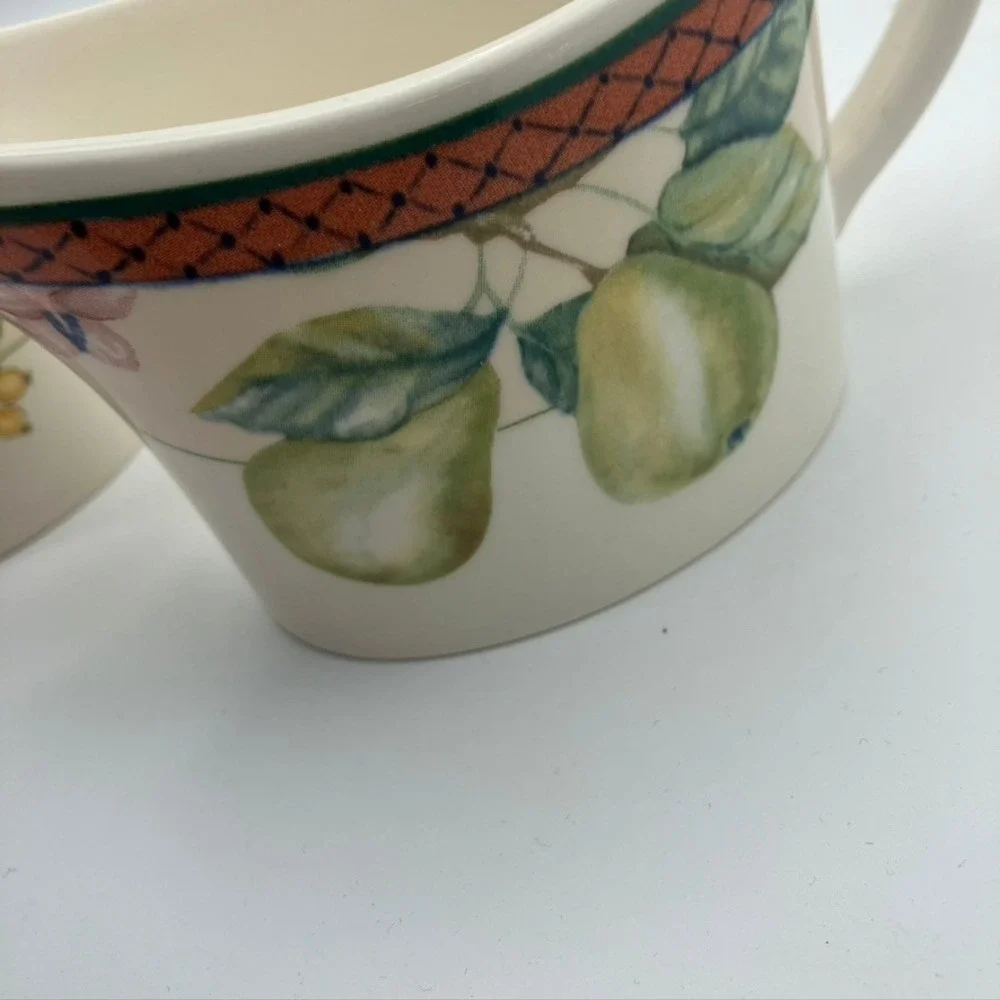 Johnson Brothers Autumn Grove Creamer & Sugar Set Made‎ in England Vintage 90's